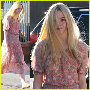 Elle Fanning: Business Meeting in L.A.