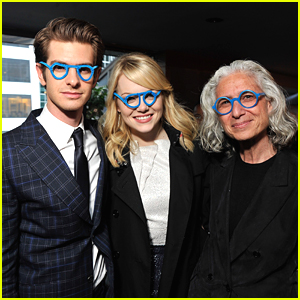 Emma Stone & Andrew Garfield: Blue Glasses Goofy