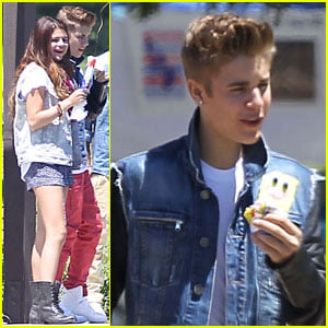 Justin Bieber: Bronco Burrito with Selena Gomez!