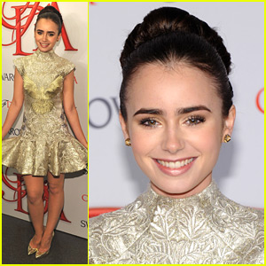 Lily Collins - CFDA Fashion Awards 2012
