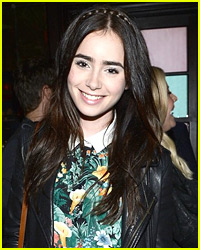 Lily Collins: Glamour Party!