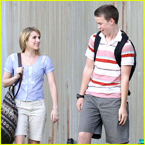 Emma Roberts & Will Poulter: First Day on 'We're The Millers'