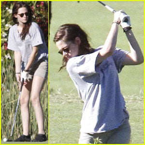 Kristen Stewart: Golf Gal!