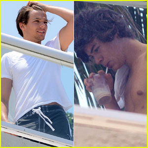 Harry Styles: Shirtless in Florida!