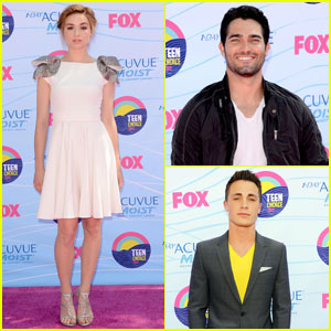 Crystal Reed, Colton Haynes & Tyler Hoechlin - Teen Choice Awards 2012