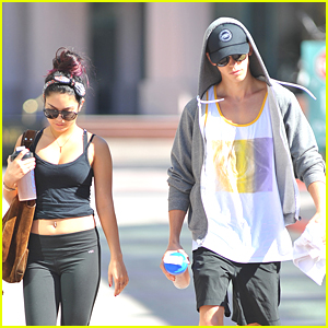 Vanessa Hudgens Works It Out with Austin Butler