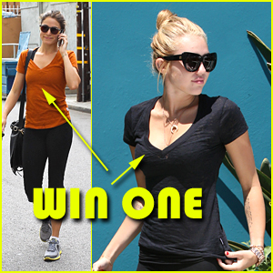 Win a FREE Soffe 'Burnout' Tee -- Just Like Miley & Nikki!