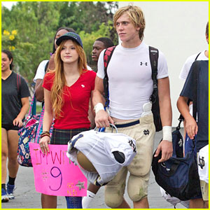 Bella Thorne Cheers on Tristan Klier At His Football Game