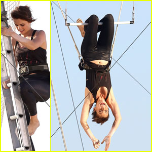Jessica Stroup: Trapeze Flyer For '90210'