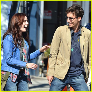 Lily Collins: 'Mortal Instruments' Laughs with Robert Sheehan
