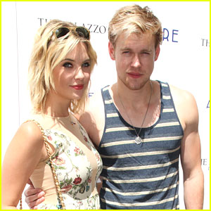 Ashley Benson: Azure Pool Party with Chord Overstreet
