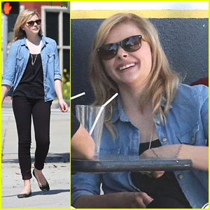 Chloe Moretz Has a 'Conversation' With Lunch