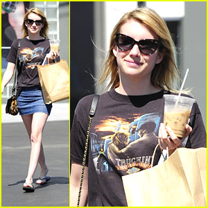 Emma Roberts: Fred Segal Stop
