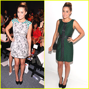Lauren Conrad: Front Row For Lela Rose & Tracy Reese