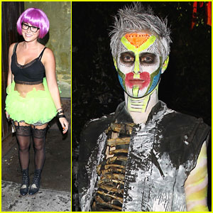 Alexa Vega: Matthew Morrison's Halloween Party with Lucas Grabeel
