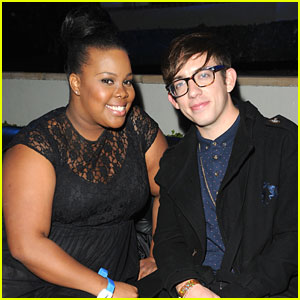 Amber Riley & Kevin McHale: Samsung Galaxy Note Launch Party Pair