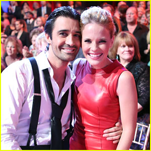 Katie Leclerc Supports Gilles Marini on 'Dancing With The Stars'