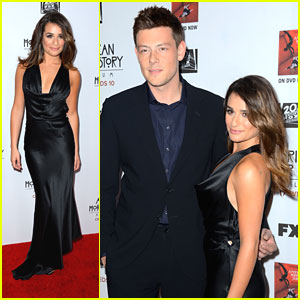 Lea Michele & Cory Monteith: American Horror Story Premiere with Chris Colfer