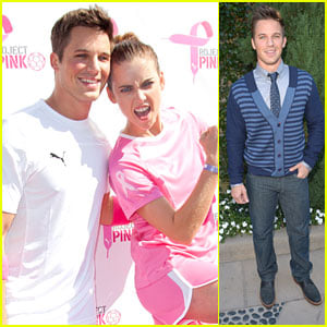 Matt Lanter: Puma Project Pink Soccer Game with Jessica Stroup