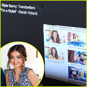 Sarah Hyland is Style Savvy for Nintendo -- Behind The Scenes Pics!