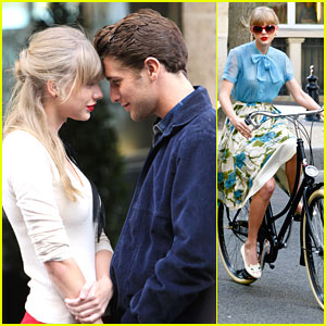 Taylor Swift: 'Begin Again' Video Shoot in Paris