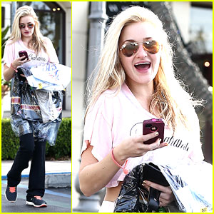 AJ Michalka: Dry Cleaning Pick Up