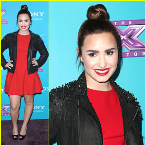 Demi Lovato: 'X Factor' Finalist Party Pretty