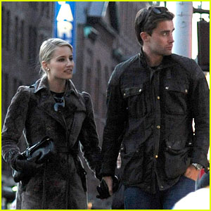 Dianna Agron: NYC Walk with Christian Cooke