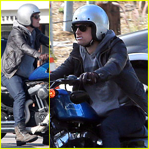 Josh Hutcherson: Motorcycle Man!