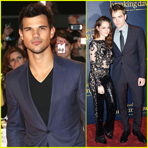 Kristen Stewart: 'Breaking Dawn' UK Premiere with Robert Pattinson & Taylor Lautner