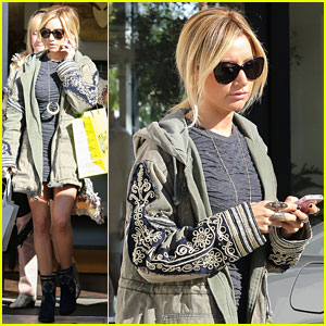 Ashley Tisdale: Christmas Shopping at Chanel