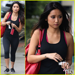 Brenda Song Hits the Gym