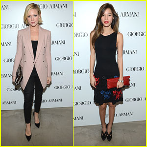 Brittany Snow & Kelsey Chow: Giorgio Armani Beauty Luncheon