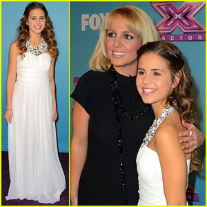 Carly Rose Sonenclar: 'X Factor' Finale Party with Britney Spears!