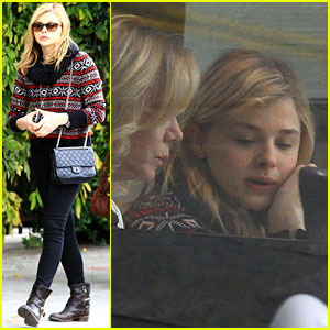 Chloe Moretz: Lunch Date with Mom