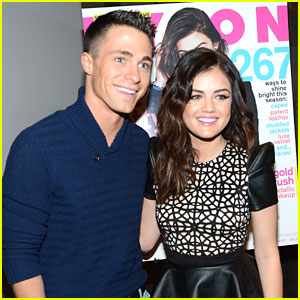 Colton Haynes: Nylon Holiday Dinner with Lucy Hale