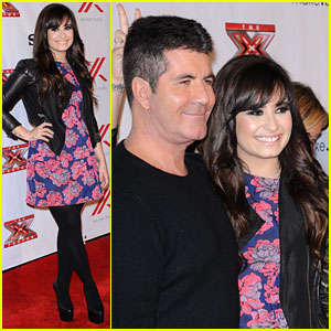 Demi Lovato: 'X Factor' Viewing Party!