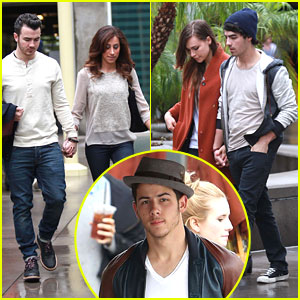 Joe Jonas & Blanda Eggenschwiler: Movie & Lunch with Kevin, Danielle & Nick!