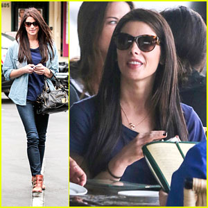 Ashley Greene: Cafe Med Lunch with Brother Joe