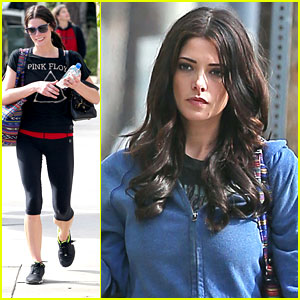 Ashley Greene: Meeting After Gym Stop