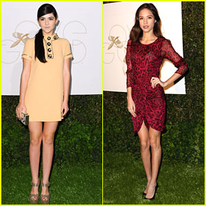 Isabelle Fuhrman & Kelsey Chow: LoveGold Party Pair