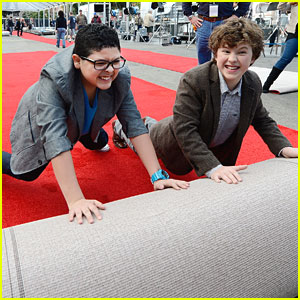Rico Rodriguez & Nolan Gould Roll Out SAG Awards Red Carpet