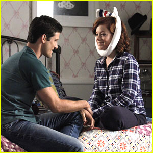 Parker Young Takes Care of Jane Levy in 'Suburgatoty'