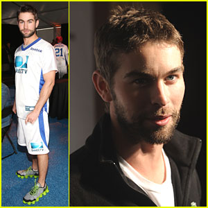 Chace Crawford: Super Bowl Party Stud
