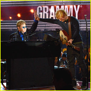 Ed Sheeran & Elton John Perform 'A Team' at Grammys 2013 -- WATCH NOW