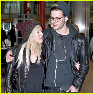 Ellie Goulding & Jeremy Irvine: Airport Couple!