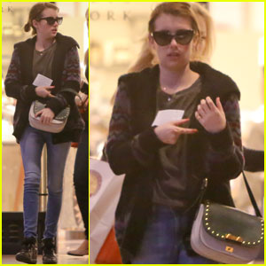 Emma Roberts: Barneys Shopper!