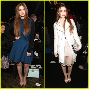 Holland Roden: DKNY & Charlotte Ronson Fashion Shows