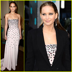 Jennifer Lawrence - BAFTAs 2013 Red Carpet