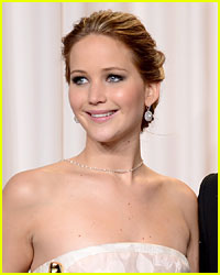 Jennifer Lawrence Trips at the Oscars